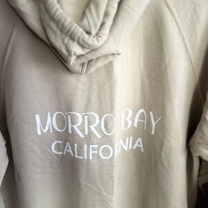 Morro Bay California Tan Hoodie